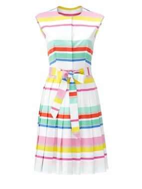 Kate Spade New York Multi Cape Stripe ShirtDress Size 4